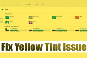 Cómo solucionar el problema del tinte amarillo en la pantalla de Windows 11 (8 mejores formas)