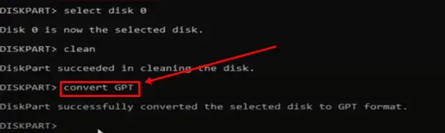 Geben Sie gpt konvertieren ein