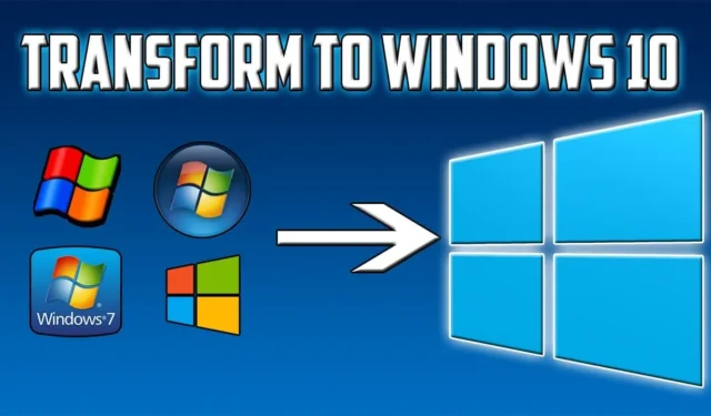 Windows XP 또는 Vista에서 Windows 10으로 업그레이드하는 방법은 무엇입니까?