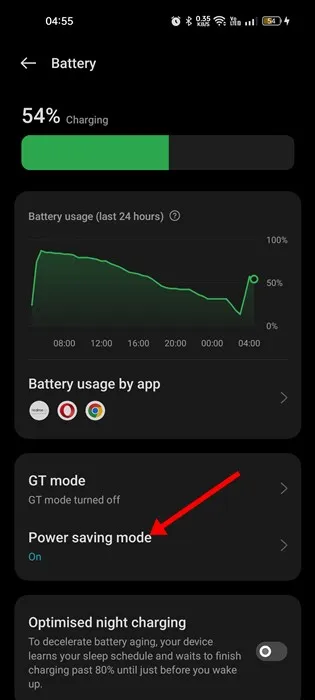 Tryb oszczędzania energii