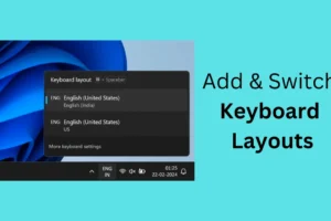 Como adicionar e alternar layouts de teclado no Windows 11