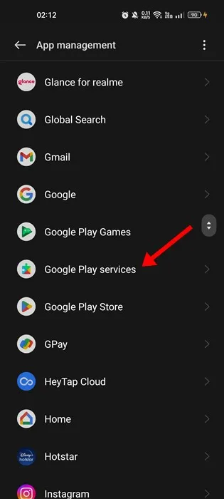 Services Google Play