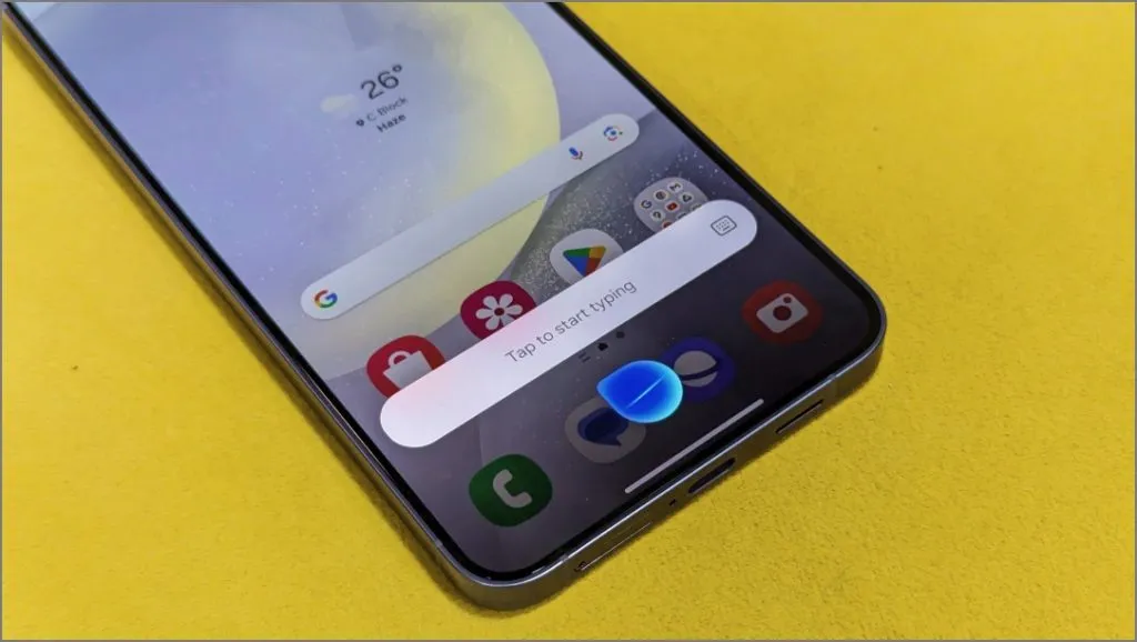 Bixby-Sprachassistent auf dem Samsung Galaxy S24 Plus