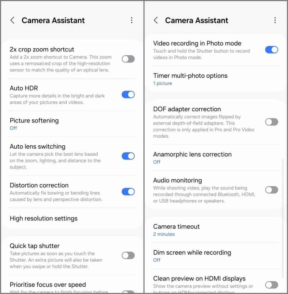 Modulo Good Lock dell'Assistente fotocamera su Samsung Galaxy S24