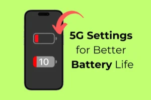 Как изменить настройки iPhone 5G, чтобы увеличить время автономной работы