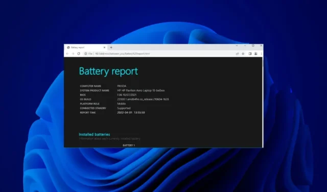 Cómo comprobar el estado de la batería de una computadora portátil con Windows 11