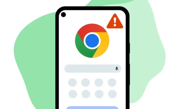 Korjaus ei voi ladata kuvia Google Chromesta Androidissa