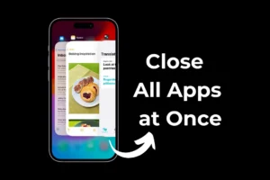 Cómo cerrar todas las aplicaciones abiertas en iPhone a la vez