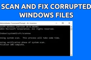 Cómo escanear y reparar archivos de Windows corruptos