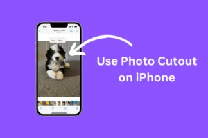 iPhoneで写真の切り抜きを使用する方法