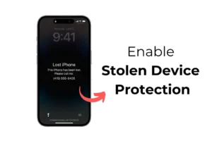 Cómo habilitar la protección de dispositivos robados en iPhone