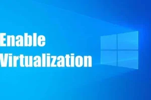 Virtualisatie inschakelen in Windows 10