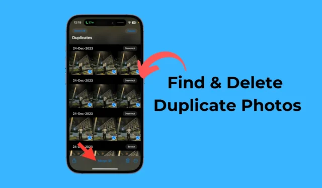 Comment rechercher et supprimer des photos en double sur iPhone