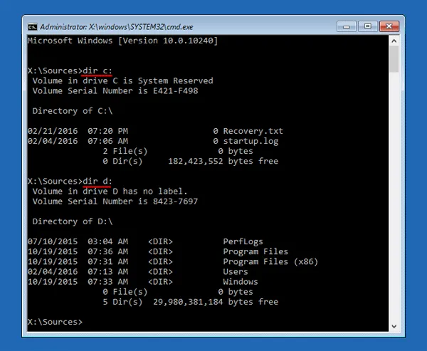 Escanear y reparar archivos de Windows corruptos