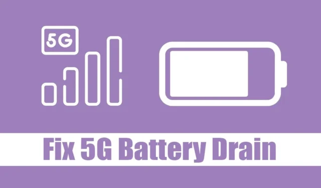 Comment réparer l’épuisement de la batterie 5G sur Android en 2024 (6 méthodes)