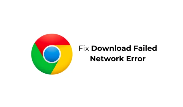 Como corrigir ‘erro de rede com falha no download’ no Chrome