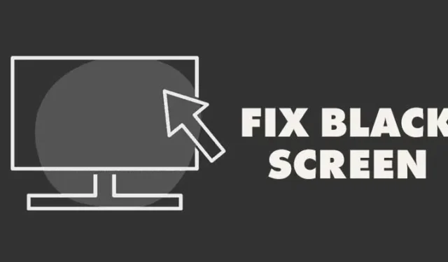 10 beste måter å fikse problemet med svart skjerm i Windows 11