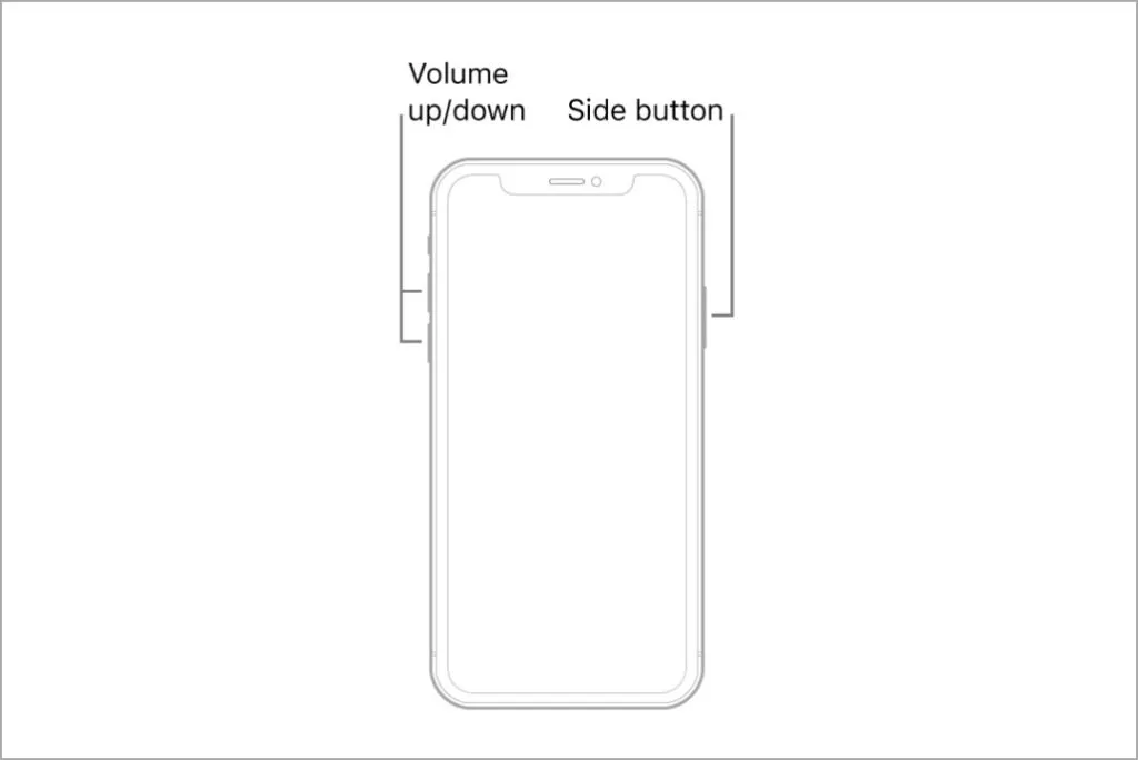 iPhoneを強制的に再起動する