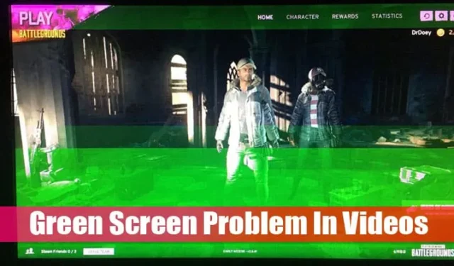 Come risolvere il problema dello schermo verde durante la visione dei video