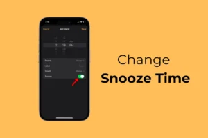 Come modificare il tempo di snooze su iPhone