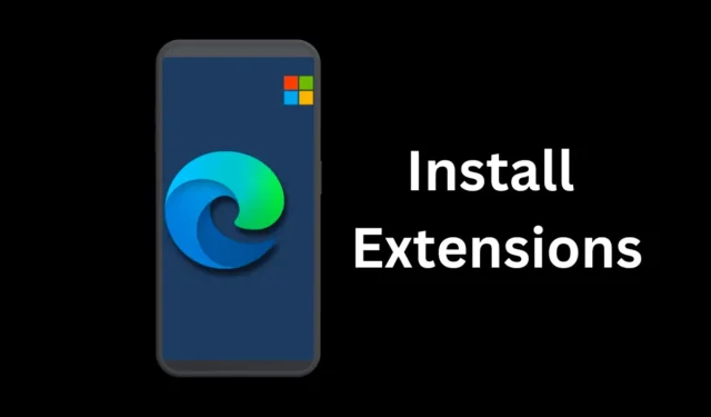 Cómo instalar extensiones en Microsoft Edge para Android