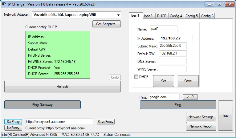 Trocador de IP