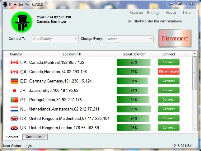 Ocultador de IP Pro