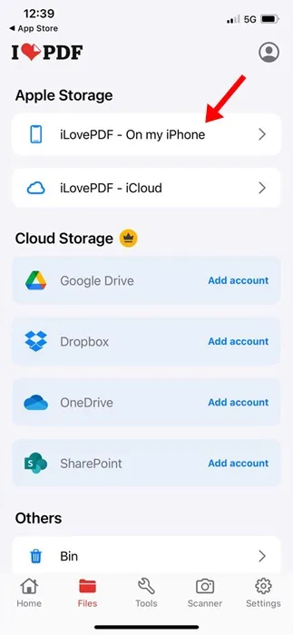 iLovePDF - iPhone 内