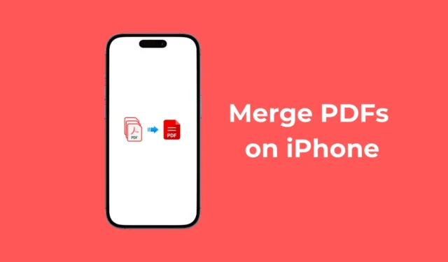 Kaip sujungti PDF failus „iPhone“ 2024 m