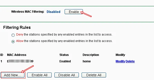 Pašalinkite kitus įrenginius, prijungtus prie „WiFi“.