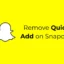 Come rimuovere l’aggiunta rapida su Snapchat (guida completa)