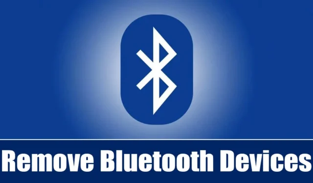 Kaip pašalinti „Bluetooth“ įrenginius „Windows 11“.