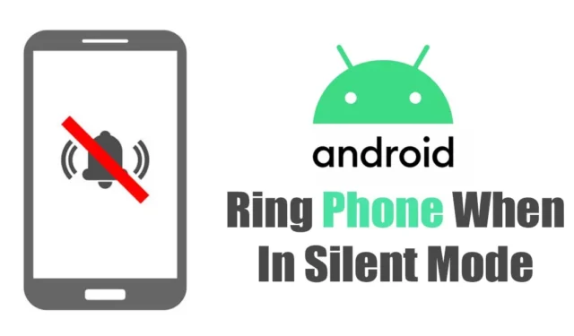 Come individuare e far squillare il telefono Android in modalità silenziosa