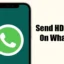 Hoe HD-foto’s op WhatsApp voor iPhone te verzenden