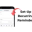 Come impostare promemoria ricorrenti su iPhone?