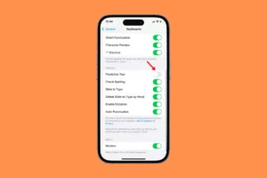 Cómo desactivar la autocorrección y el texto predictivo en iPhone