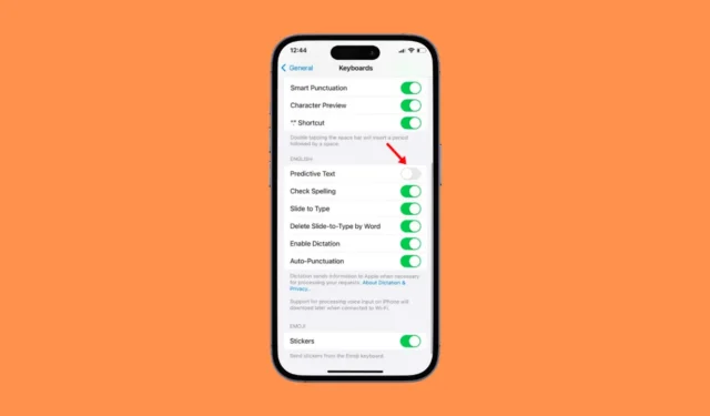 Comment désactiver la correction automatique et le texte prédictif sur iPhone