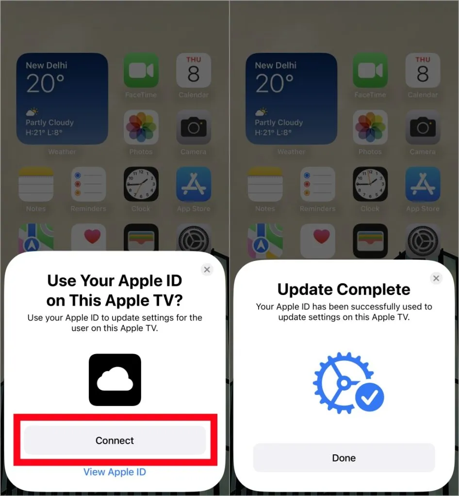 Utilisez votre identifiant Apple sur cette Apple TV