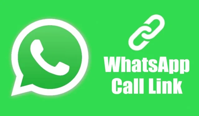 Hvordan lage WhatsApp Call Link (lyd og video)