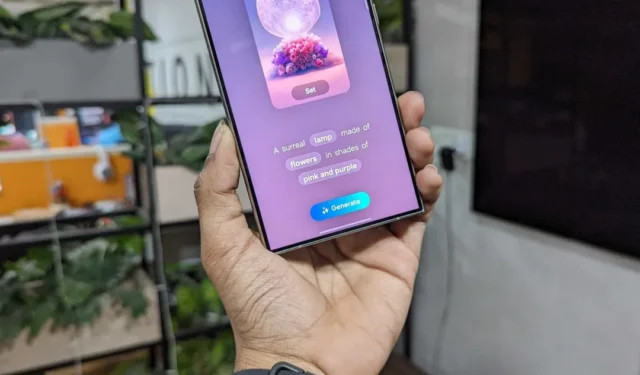 Hvordan generere AI-bakgrunnsbilder på Samsung Galaxy-telefoner