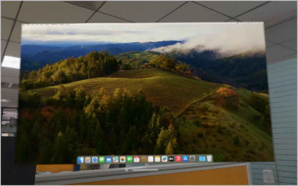 Mac sur Apple Vision Pro