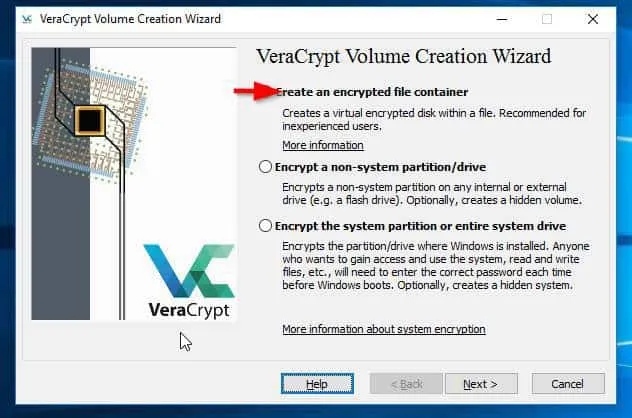 VeraCrypt プログラム