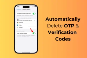 Como excluir automaticamente códigos OTP e de verificação no iPhone