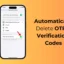 Hoe OTP- en verificatiecodes automatisch op de iPhone te verwijderen