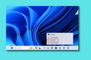 Comment activer la tâche de fin de la barre des tâches sur Windows 11