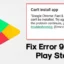 Cómo solucionar el error 910 en Google Play Store