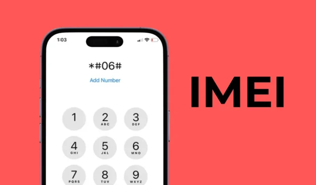 Comment trouver le numéro IMEI sur iPhone