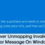 So beheben Sie die Fehlermeldung „DRIVER UNMAPPING INVALID VIEW“.