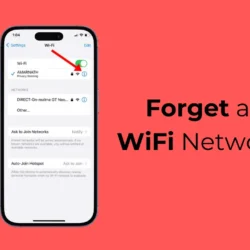 Как забыть сеть Wi-Fi на iPhone