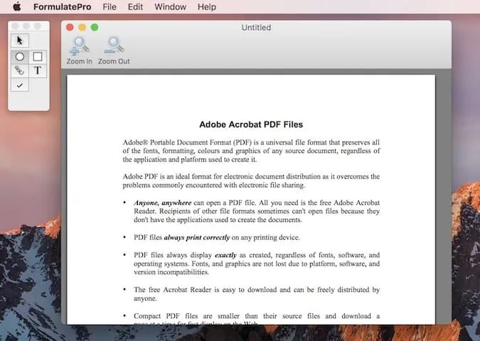 Formulate Pro: el mejor editor de PDF para Mac